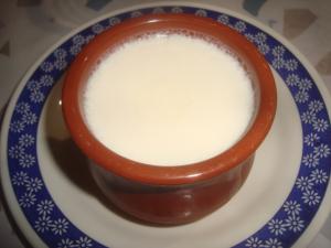 Cuajada, producto típico lácteo muy popular.